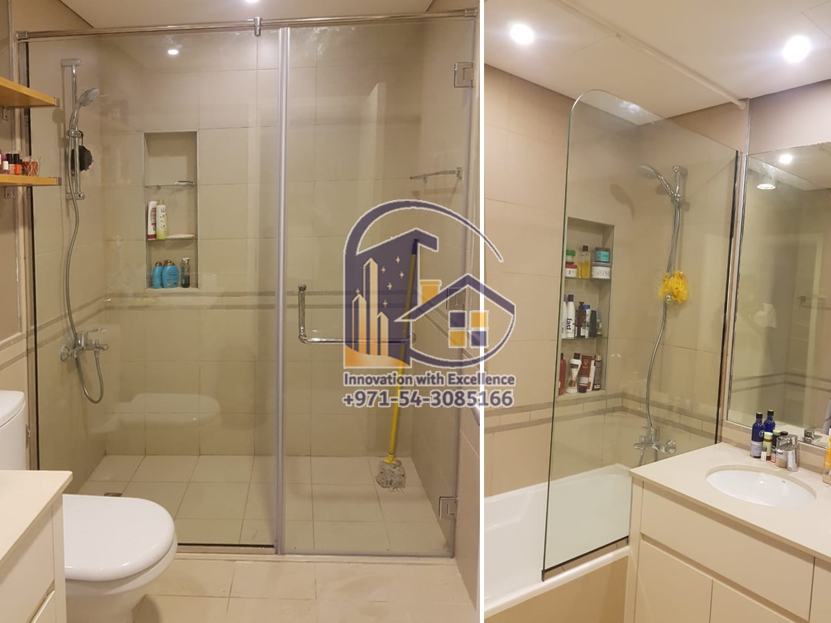 Office Glass Partition in Dubai, Shower & Mirror Works 054-3085166